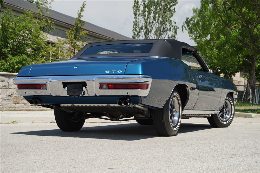 1970 Pontiac GTO Convertible Blue