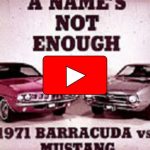 1971 Cuda Vs Mustang