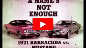 1971 Cuda Vs Mustang