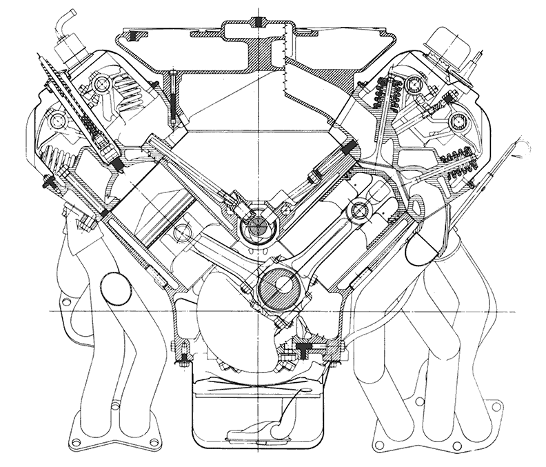 426-Hemi Cutaway
