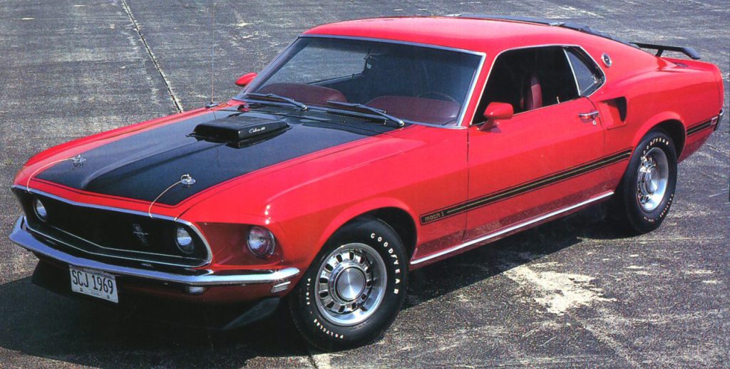 1969 FORD MUSTANG MACH 1 Red