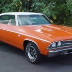 Orange and White 1969 Chevelle SS 396