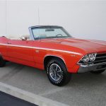A Red 1969 Chevelle SS 396 convertible