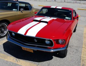 1969 Ford Mustang Front American Muscle Car