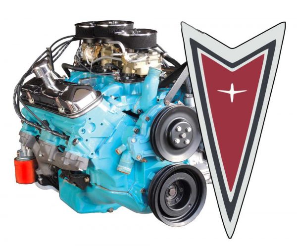 Pontiac V8 Engine and Logo