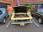 1968 Chevy Camaro SS Yellow Font