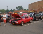 Red 1969 Pontiac Firebird Driver Side